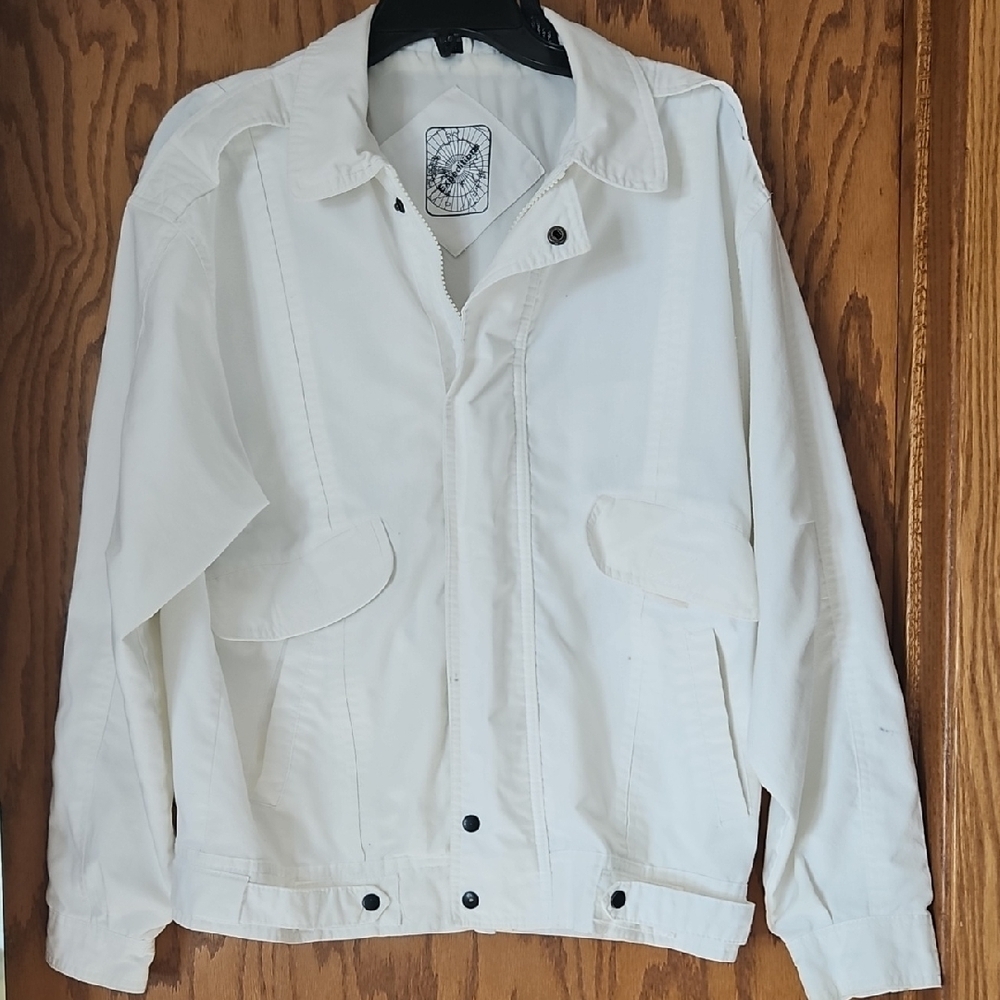 Vintage 90s Expeditions Windbreaker Medium Off White GUC Unisex